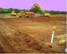 Constructing carp rearing ponds - Please click on image